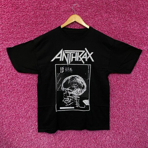 Anthrax Sound of White Noise Album Thrash Metal Band Tee large - Picture 1 of 4